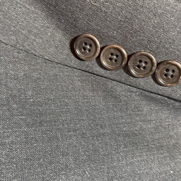 Brooks Brothers Mens Blazer 346 Stretch Gray 2 Button Wool 43L - Picture 5 of 6